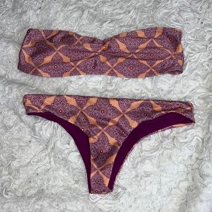 salt bikini xs top small bottoms